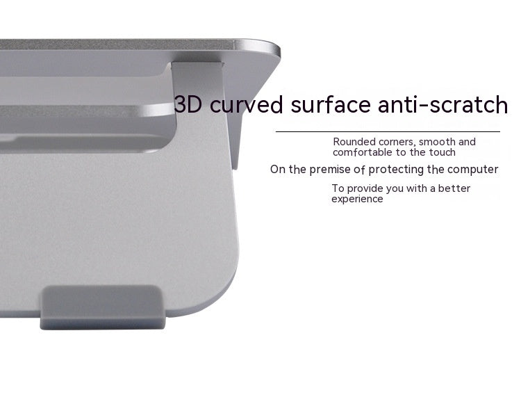 Portable Aluminum Laptop/Tablet Stand – Fold, Work Anywhere Easily