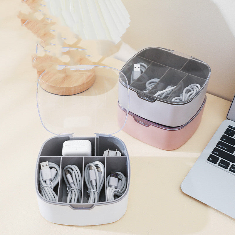 Cable Organizer Box for a Cleaner Workspace