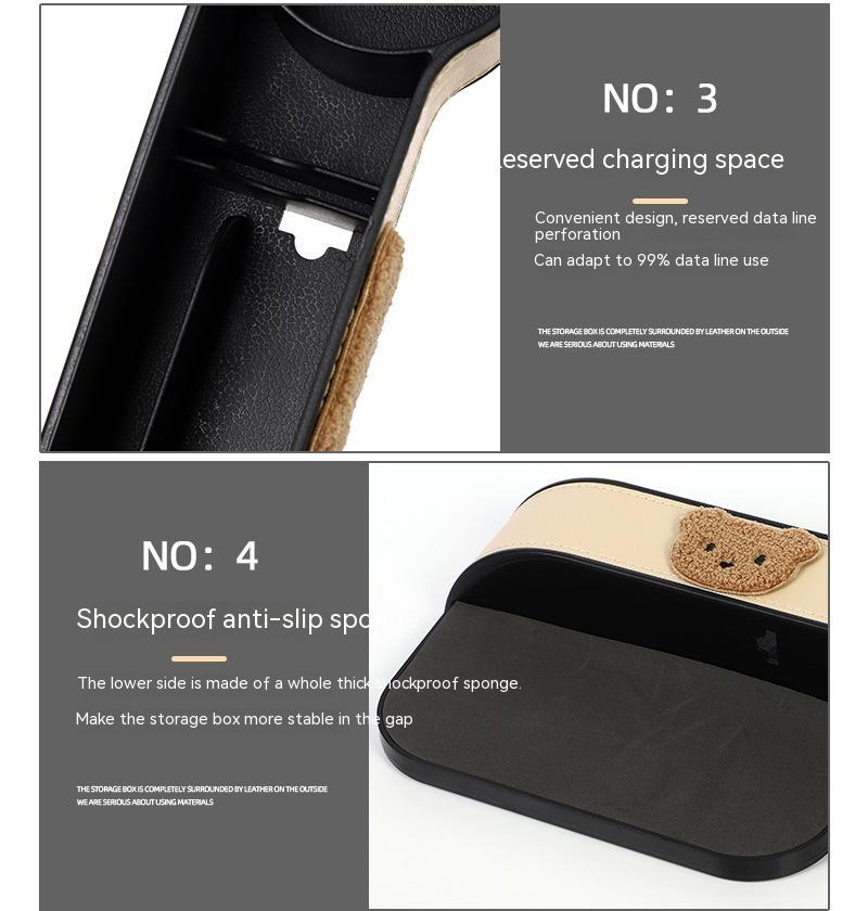 Cute Car Seat Gap Filler for Stress-Free Driving