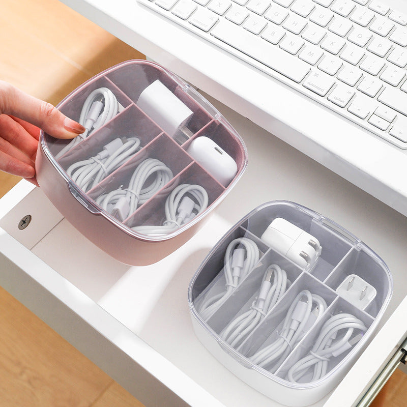 Cable Organizer Box for a Cleaner Workspace