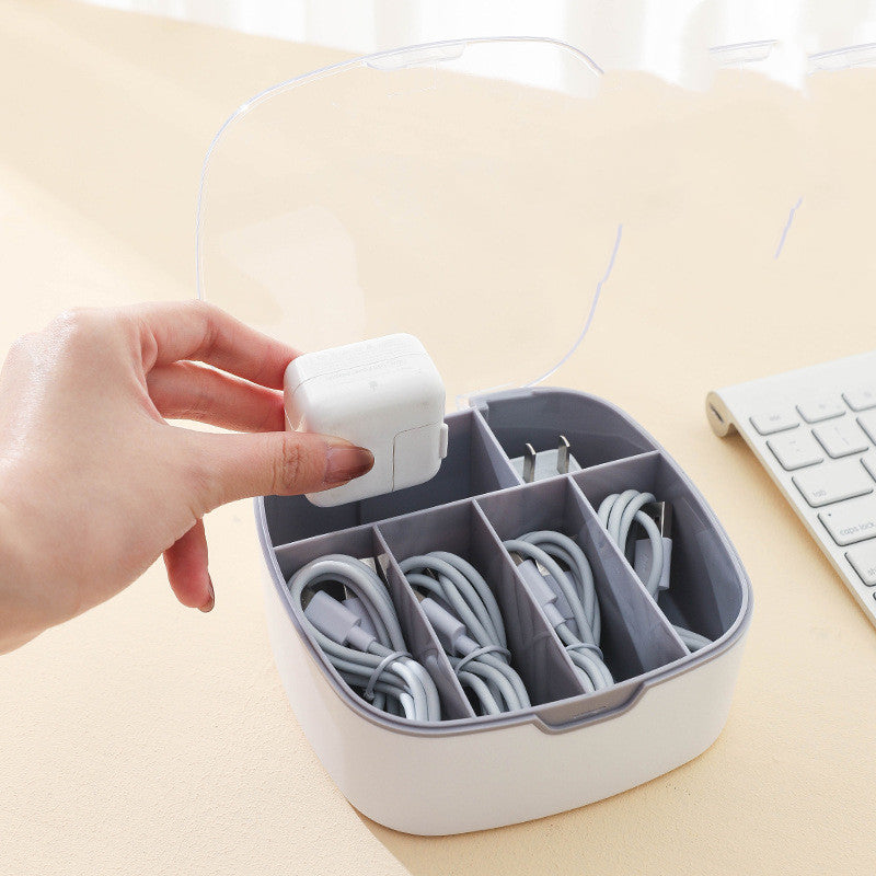 Cable Organizer Box for a Cleaner Workspace